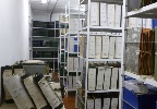 Faldoni dei documenti conservati presso l'archivio storico del Comune