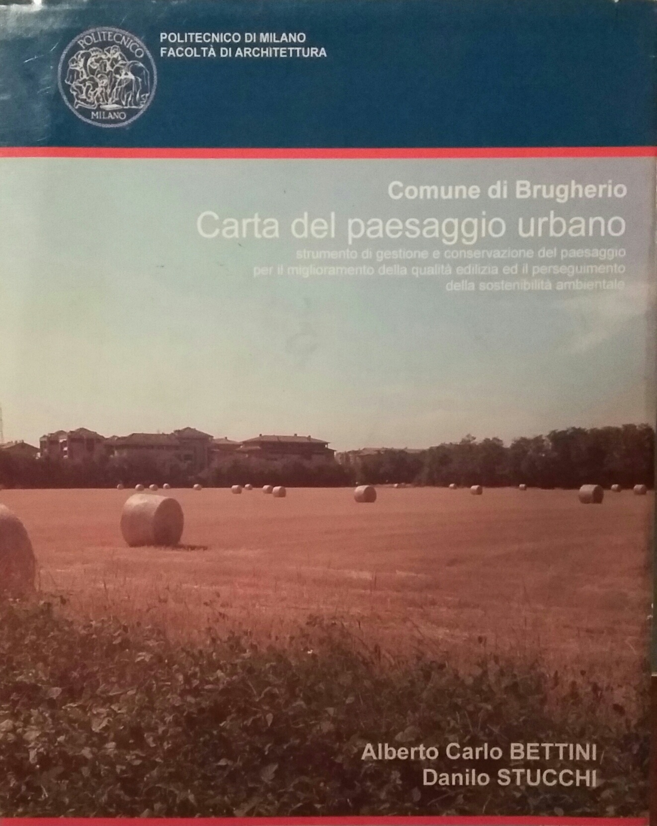 Una delle tesi di laurea conservate presso la Biblioteca Civica